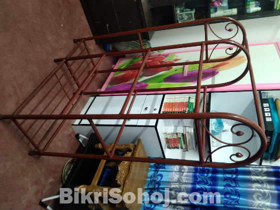 Stainless Steel Alna, Clothe Hanger, Closet, স্টিলের আলনা।